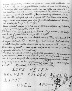 Bartók's letter
